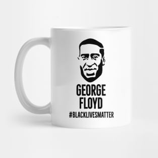 George Floyd portret Black Lives Matter ant racism protest Mug